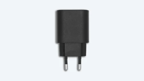 Adaptador de corriente (enchufe europeo)